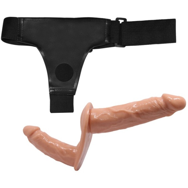 Страпон двухсторонний с фаллосом для женщин Ultra Passionate Harness 13.5 * 3.4 см